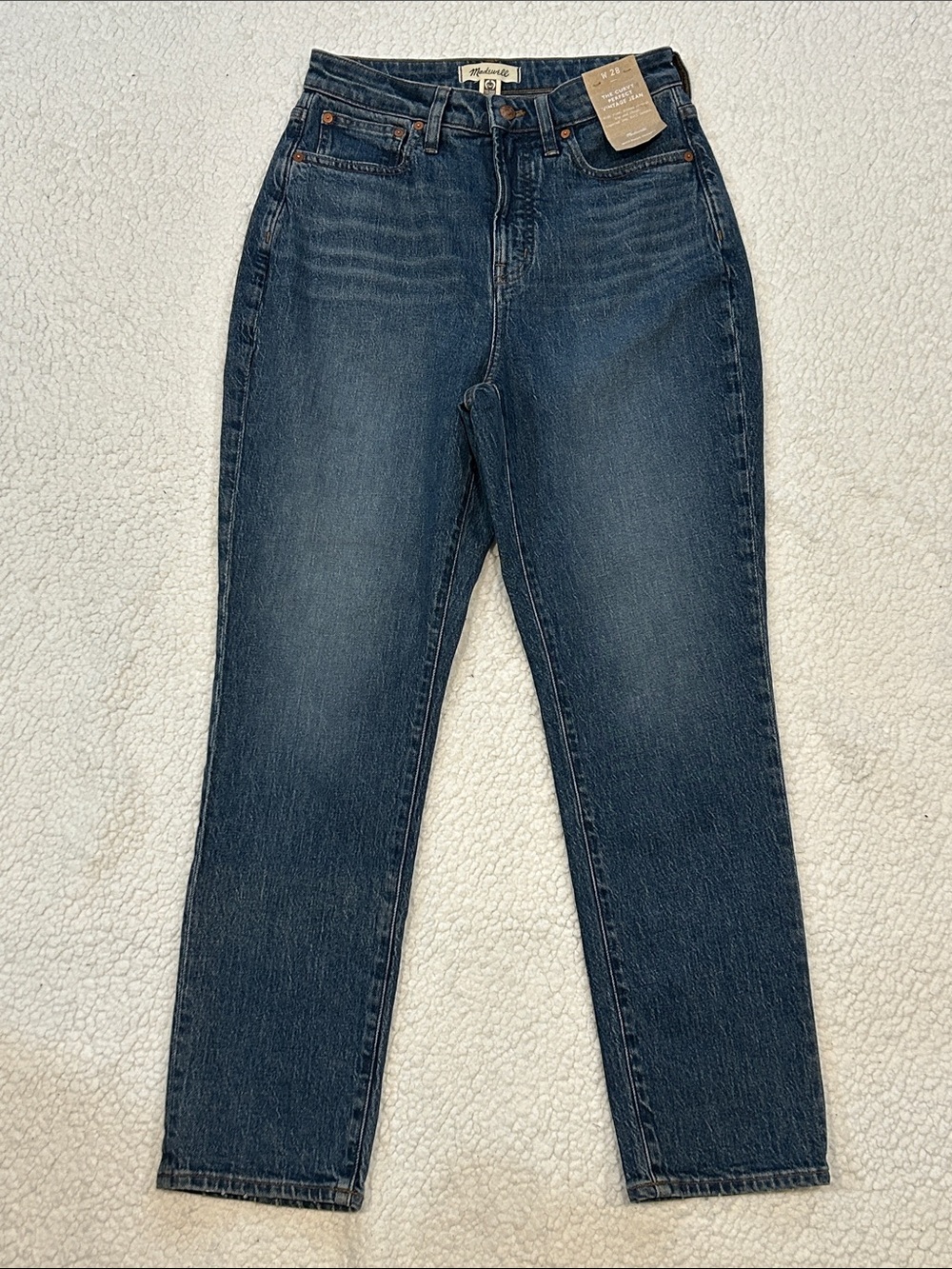 Madewell The Curvy Perfect Vintage Jean size 28 Decatur Wash High Rise